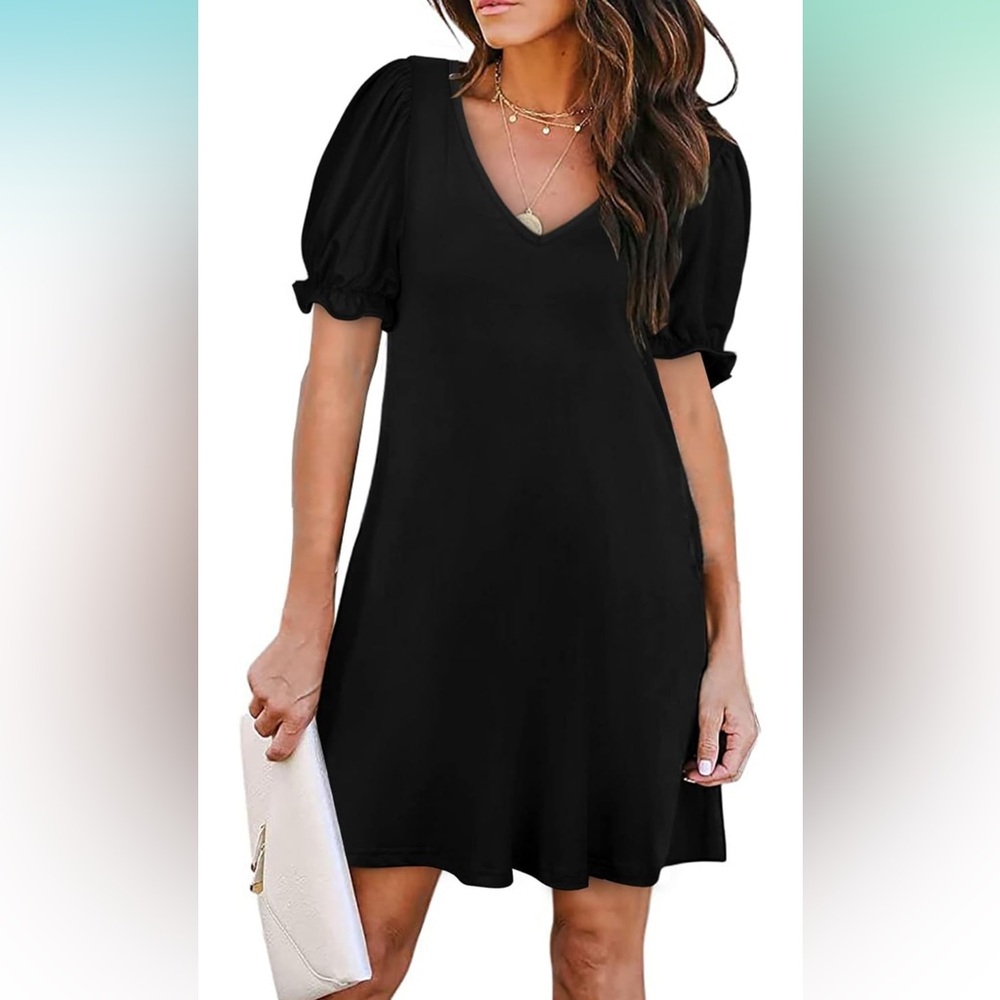 Amazon Women's Black Mini Dress